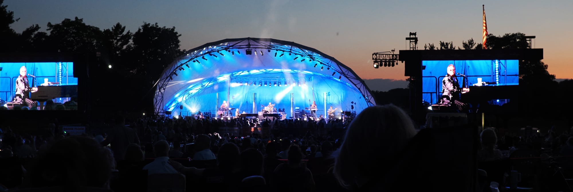 outdoor concert venue at sunset Cheyenne